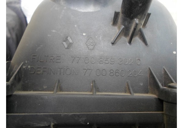 корпус повітряного фільтра Рено Лагуна , 7700859302 , 7700860204